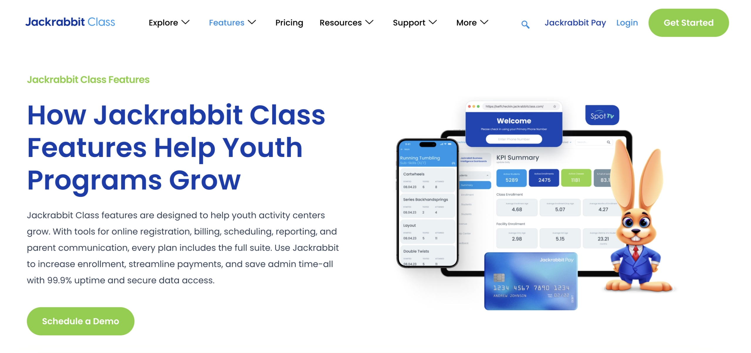 Jackrabbit best private lesson registration software